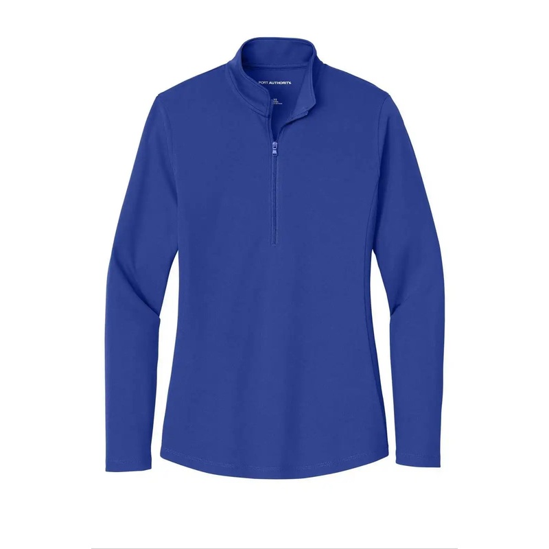 Port Authority LK112 Women’S Dry Zone Uv Micro-Mesh 1/4-Zip – True Royal