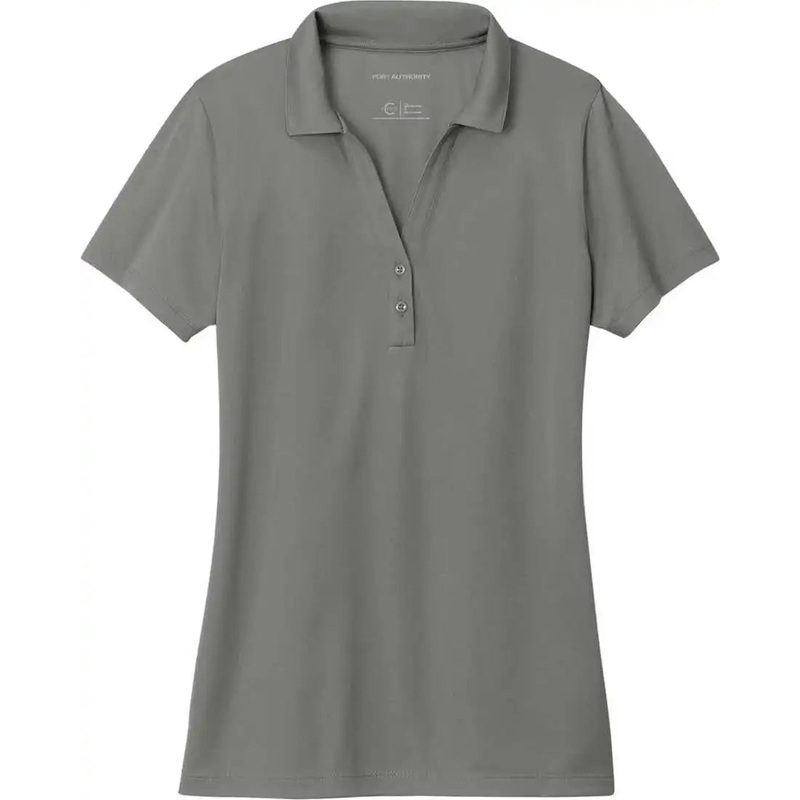 Port Authority LK863 Women’S C-Free Performance Polo – Smoke Grey
