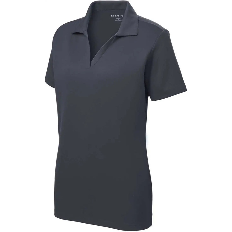 Sport-Tek LST640 Women’S Posicharge Racermesh Polo – Graphite