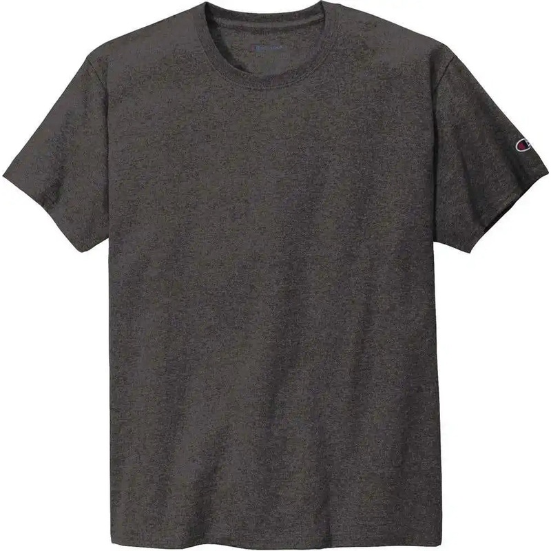 Champion T425 Heritage 6-Oz Jersey Tee – Charcoal Heather