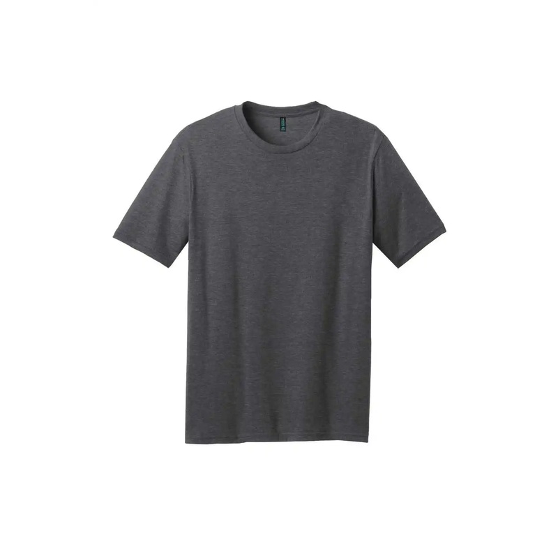 District DM108 Perfect Blend Cvc Tee – Heathered Charcoal