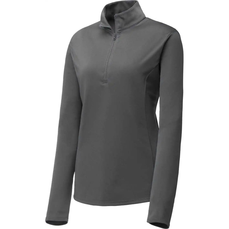 Sport-Tek LST357 Women’S Posicharge Competitor 1/4-Zip Pullover – Iron Grey