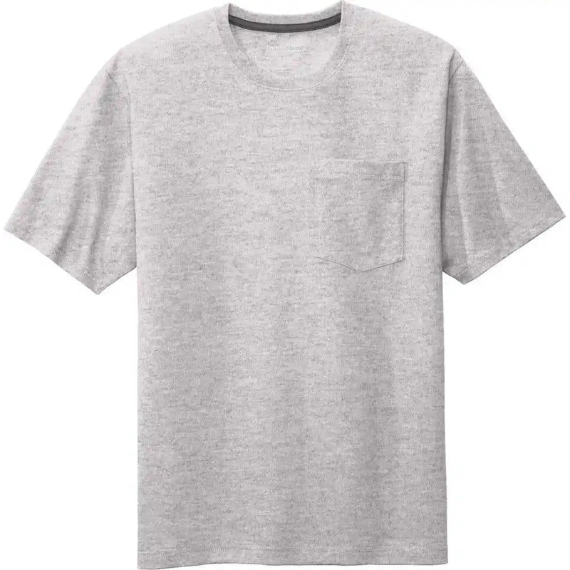 CornerStone CS430 Workwear Pocket Tee – Heather Grey
