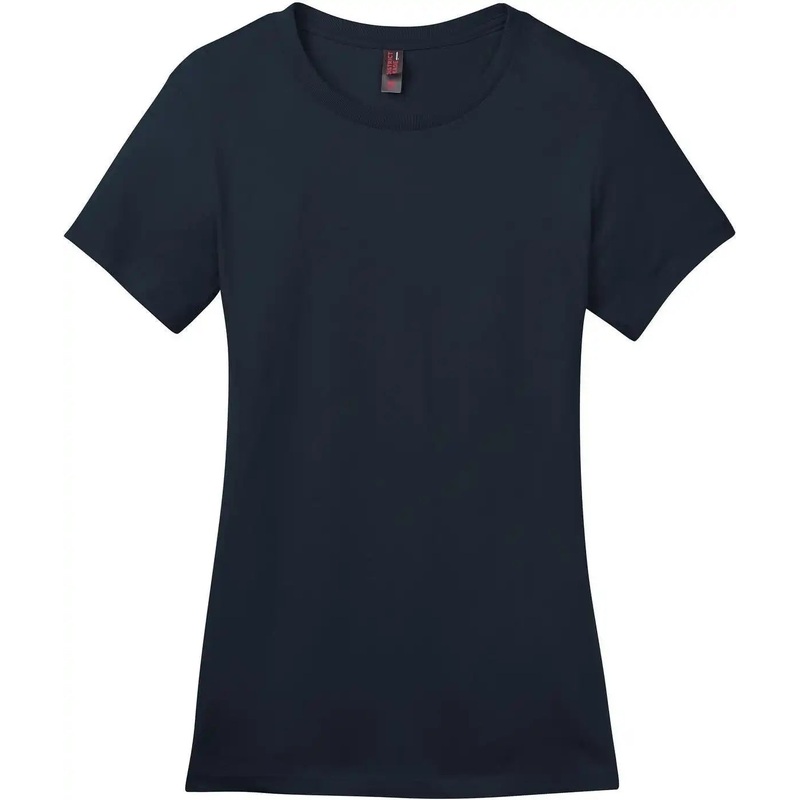 District DM104L Women’S Perfect Weight Tee – New Navy