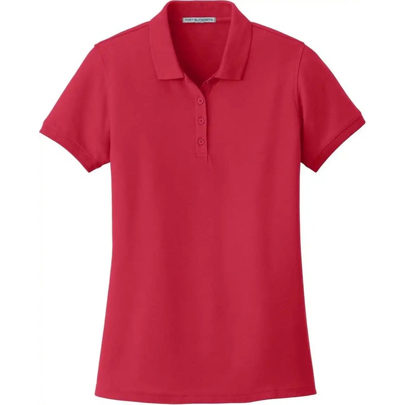 Port Authority L100 Women’S Core Classic Pique Polo – Rich Red