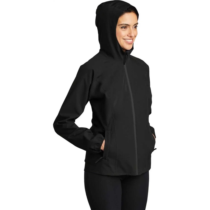 Port Authority L407 Women’S Essential Rain Jacket – Deep Black