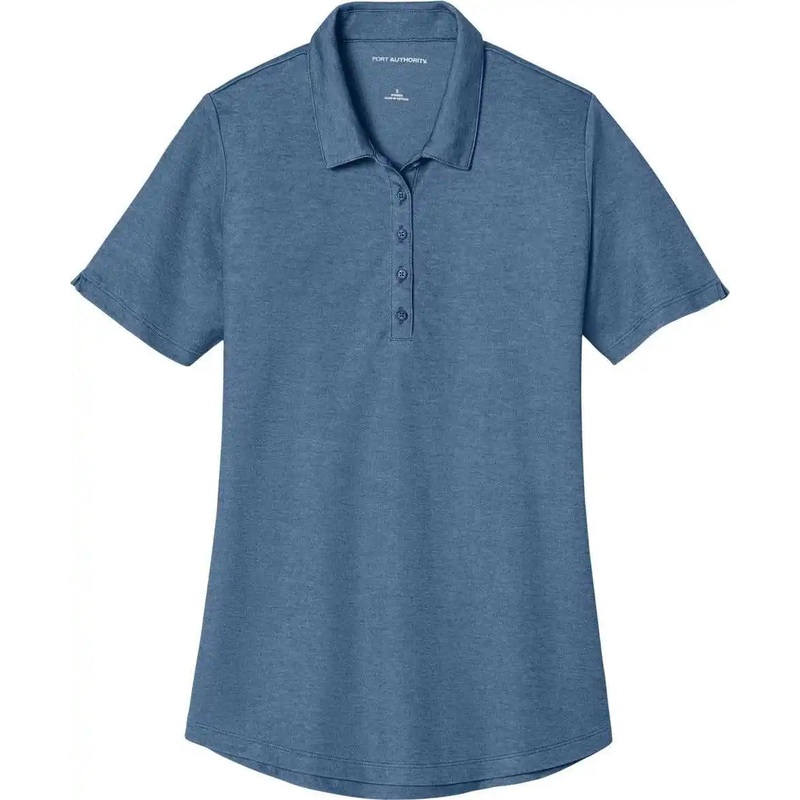 Port Authority LK830 Women’S Fine Pique Blend Polo – AegeanBlHt