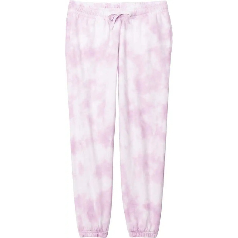 Port & Company LPC140P Women’S Beach Wash Cloud Tie-Dye Sweatpant – CerisePink