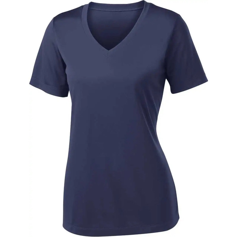 Sport-Tek LST353 Women’S Posicharge Competitor V-Neck Tee – True Navy