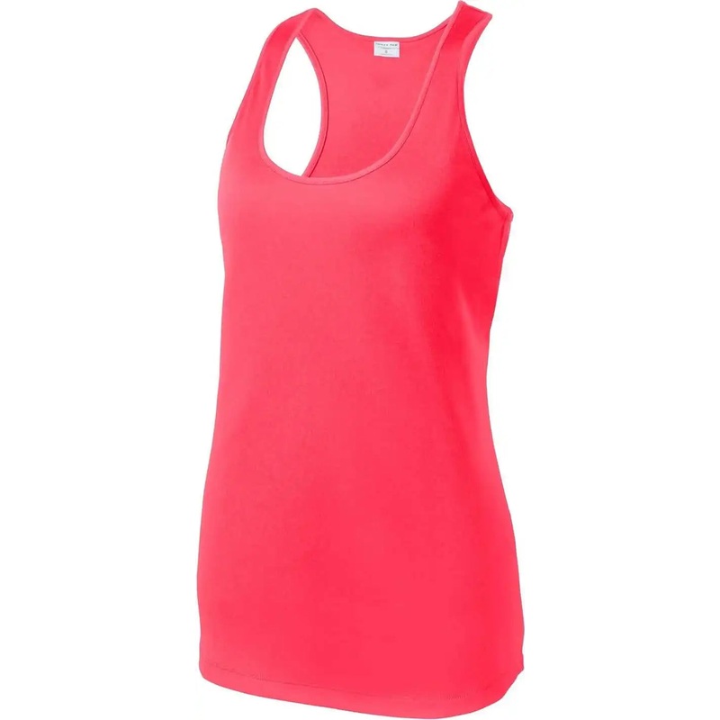 Sport-Tek LST356 Women’S Posicharge Competitor Racerback Tank – Hot Coral