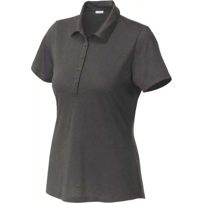 Sport-Tek LST530 Women’S Posicharge Strive Polo – Graphite