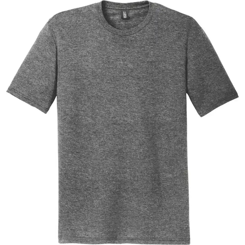 District DM130 Perfect Tri Tee – Grey Frost