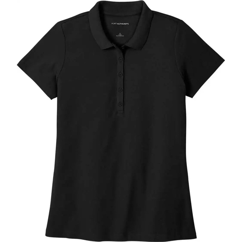 Port Authority LK810 Women’S Superpro React Polo – Deep Black