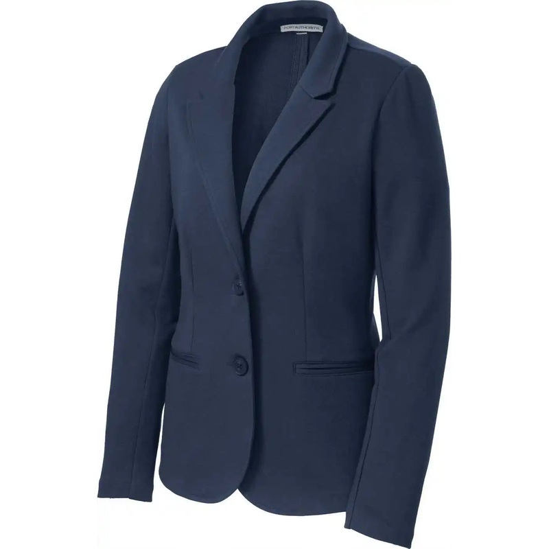 Port Authority LM2000 Women’S Knit Blazer – Deep Navy