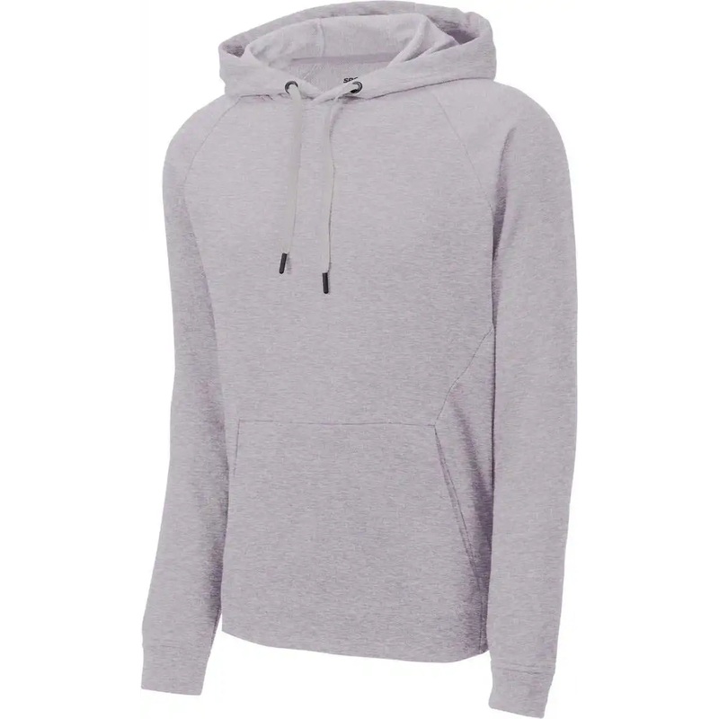 Sport-Tek ST272 Lightweight French Terry Pullover Hoodie – Heather Grey
