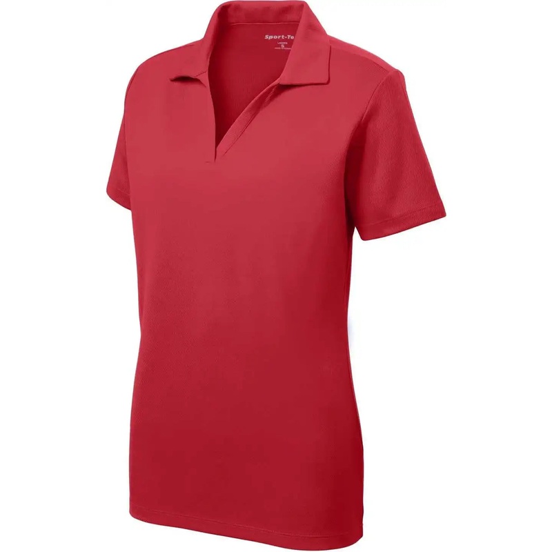 Sport-Tek LST640 Women’S Posicharge Racermesh Polo – True Red