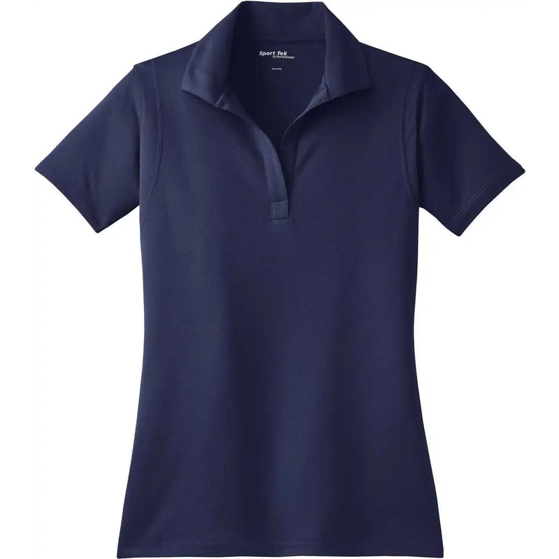 Sport-Tek LST650 Women’S Micropique Sport-Wick Polo – True Navy