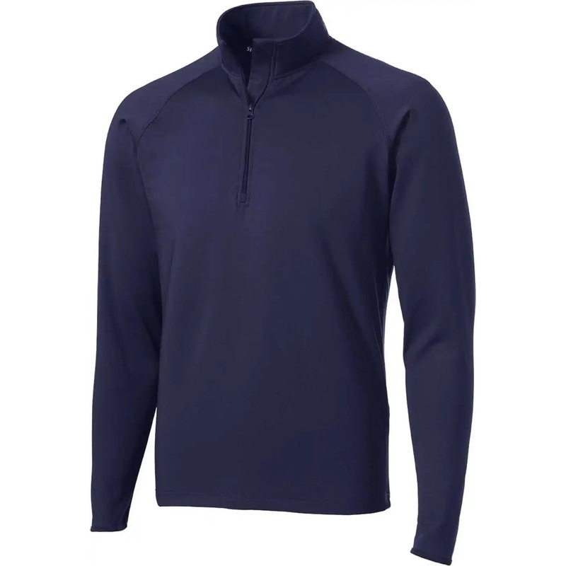 Sport-Tek ST850 Sport-Wick Stretch 1/4-Zip Pullover – True Navy