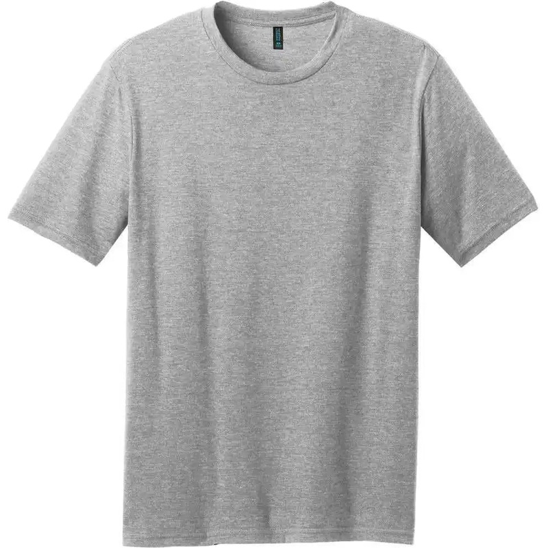 District DM108 Perfect Blend Cvc Tee – Light Heather Grey