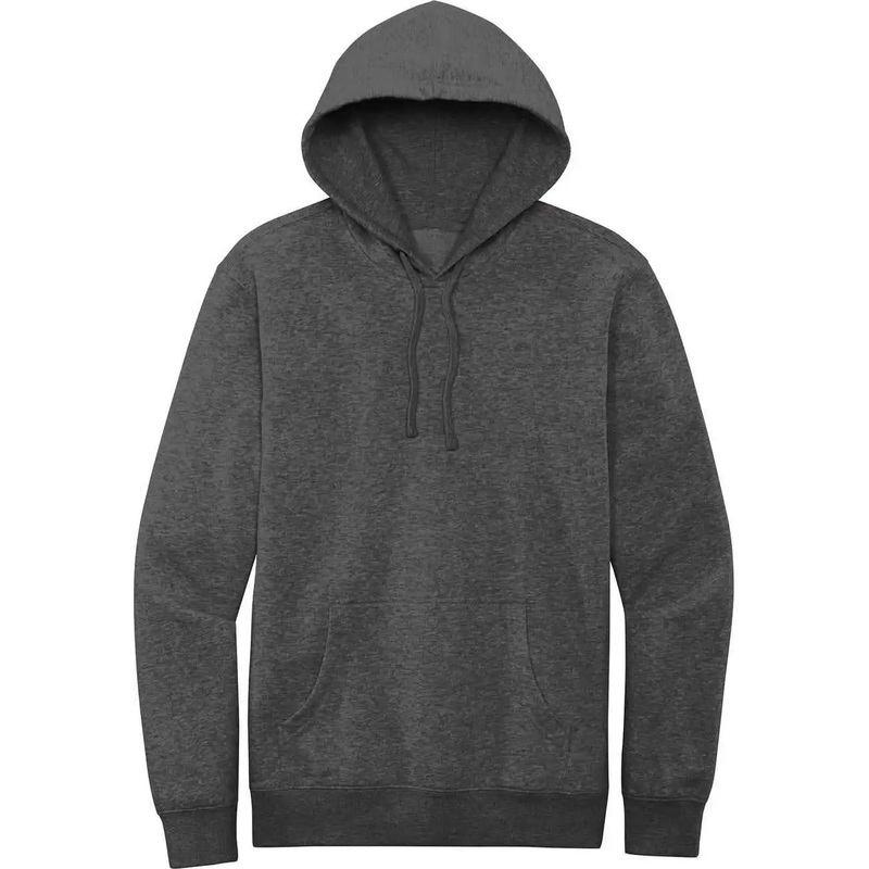 District DT6100 Vit Fleece Hoodie – Heather Charcoal