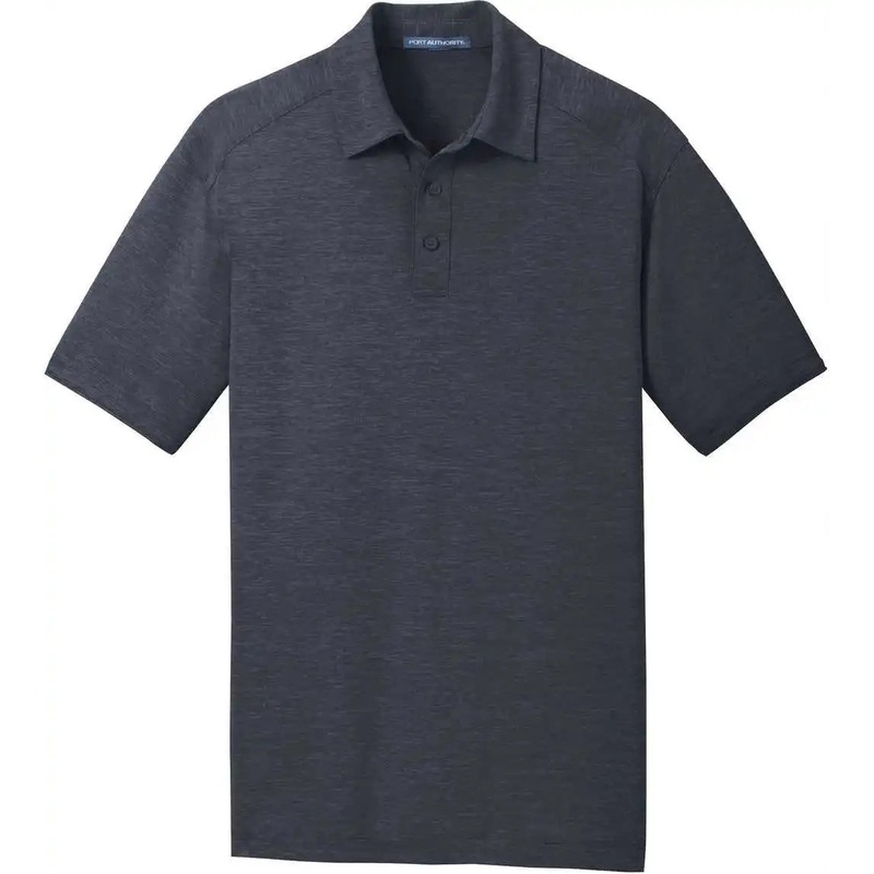 Port Authority K574 Digi Heather Performance Polo – Dark Grey