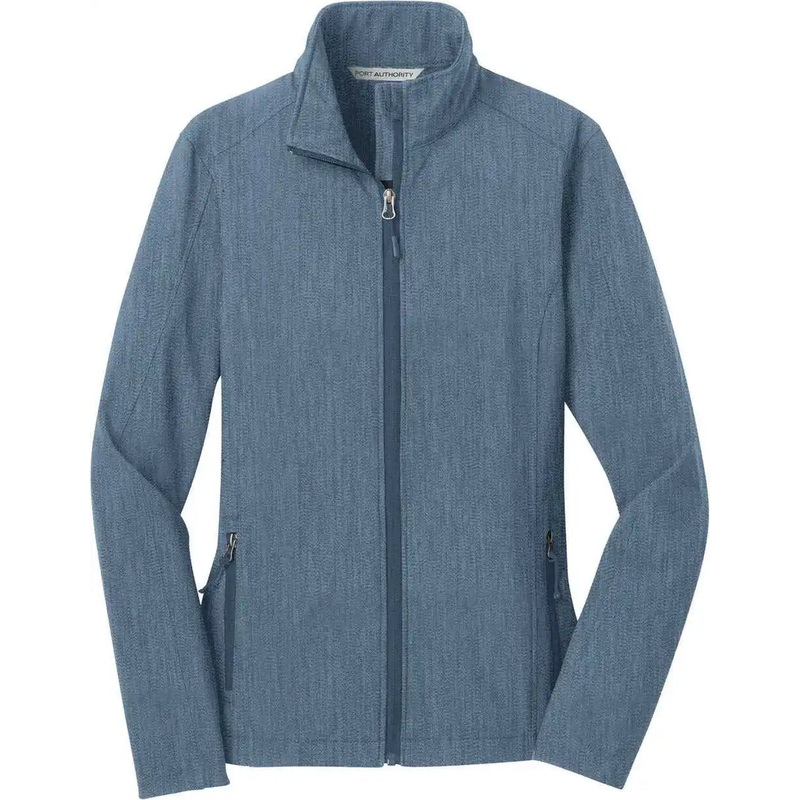 Port Authority L317 Women’S Core Soft Shell Jacket – Navy Heather