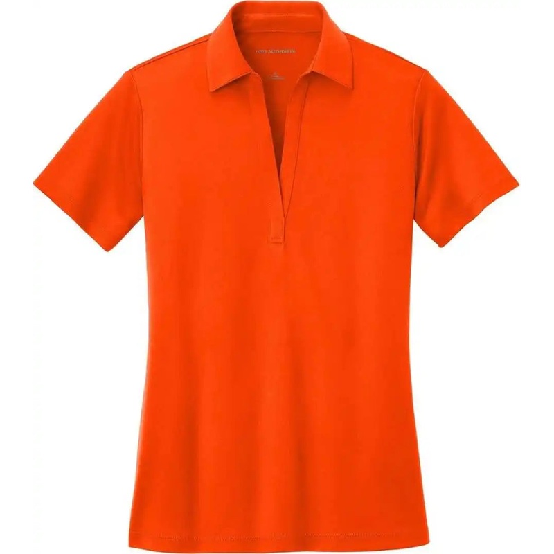 Port Authority L540 Women’S Silk Touch Performance Polo – Neon Orange