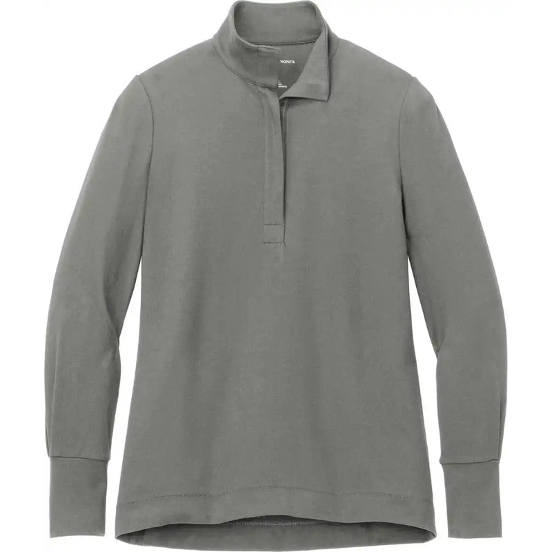Port Authority LK829 Women’S Fairway Stretch 1/4-Zip – Shadow Grey