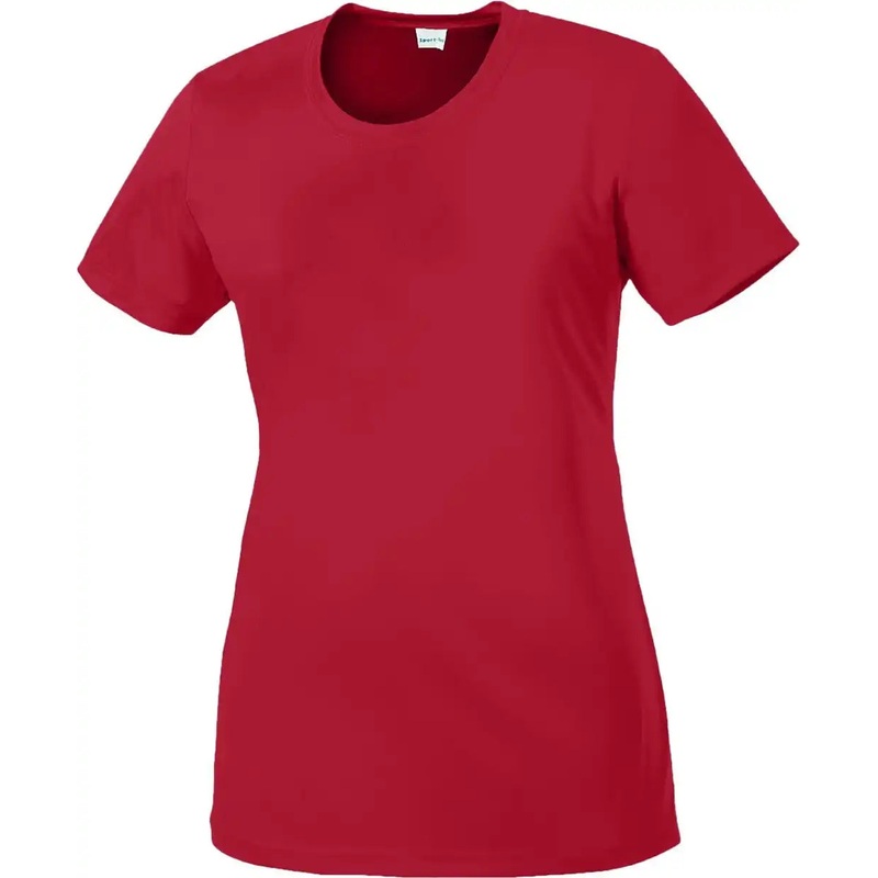 Sport-Tek LST350 Women’S Posicharge Competitor Tee – Deep Red