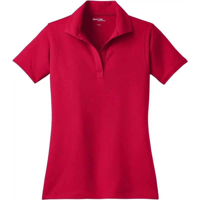 Sport-Tek LST650 Women’S Micropique Sport-Wick Polo – Deep Red