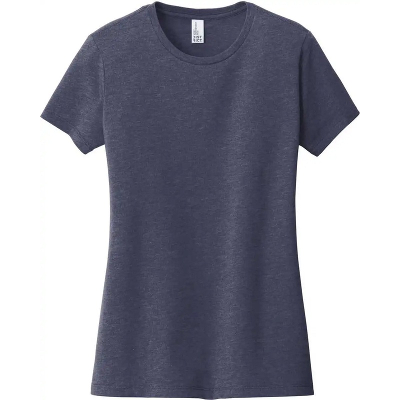District DT6002 Women’S Very Important Tee – Heathered Navy