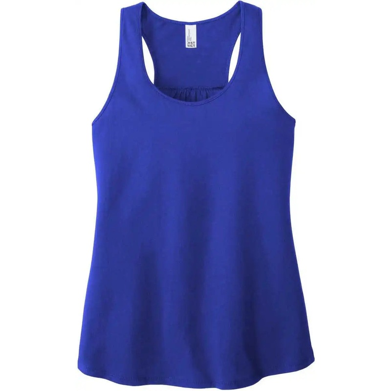 District DT6302 Women’S Vit Racerback Tank – Deep Royal