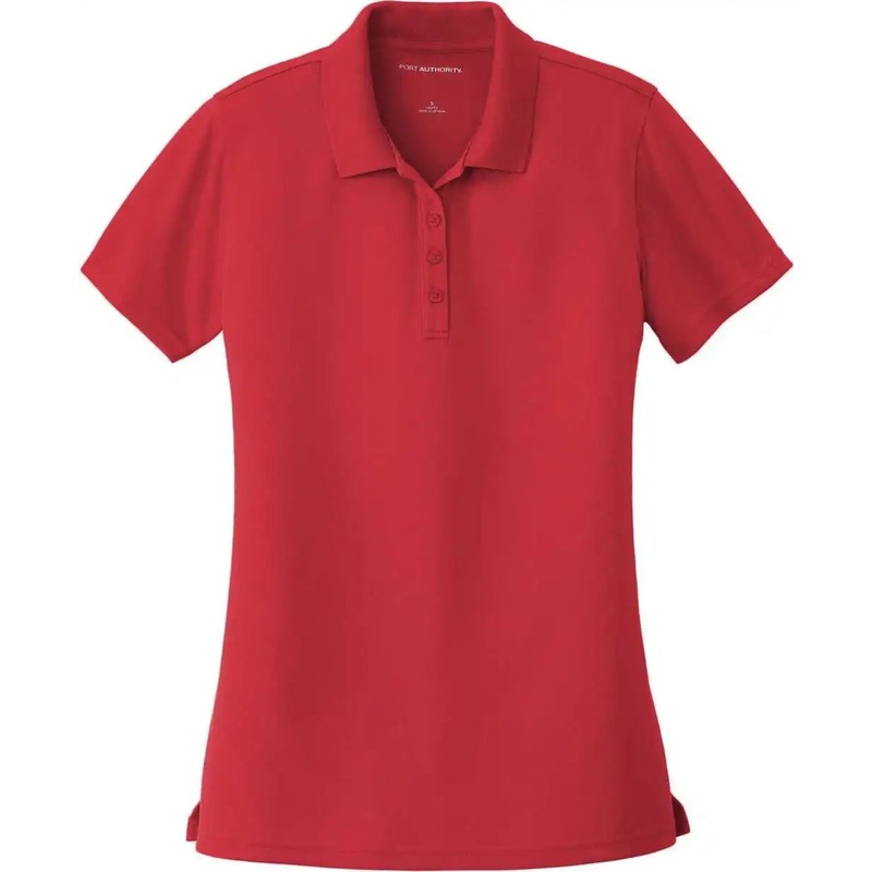 Port Authority LK110 Women’S Dry Zone Uv Micro-Mesh Polo – Rich Red