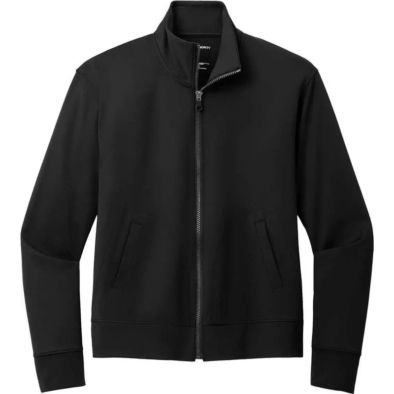 Port Authority LK881 Women’S C-Free Double Knit Full-Zip – Deep Black