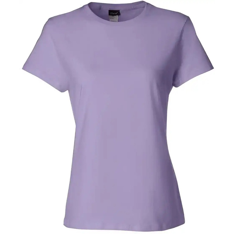 Hanes SL04 Perfect-T Womens Short Sleeve T-Shirt – Lavender