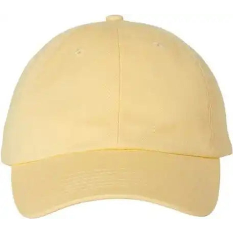 Valucap VC300A Adult Bio-Washed Classic Dads Cap – Butter