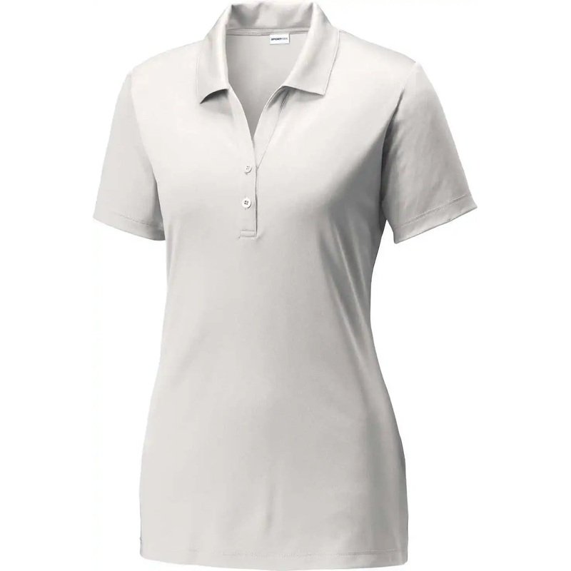Sport-Tek LST550 Women’S Posicharge Competitor Polo – Silver