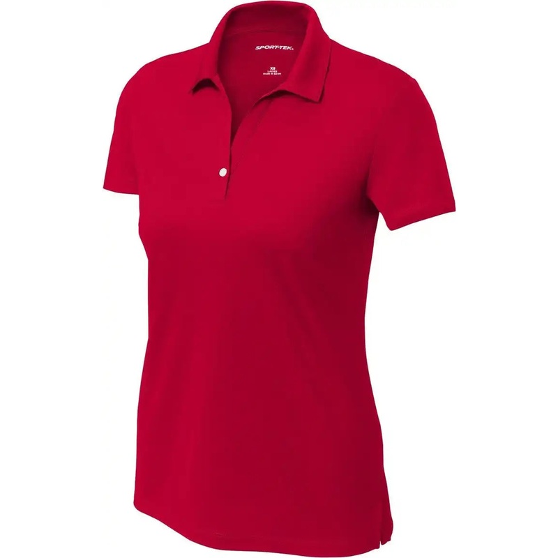 Sport-Tek LST740 Women’S Uv Micropique Polo – Deep Red