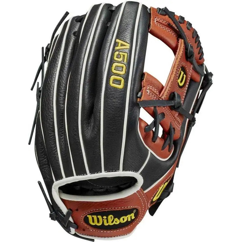 Wilson A500 11.50 Infield Baseball Glove – Black Red