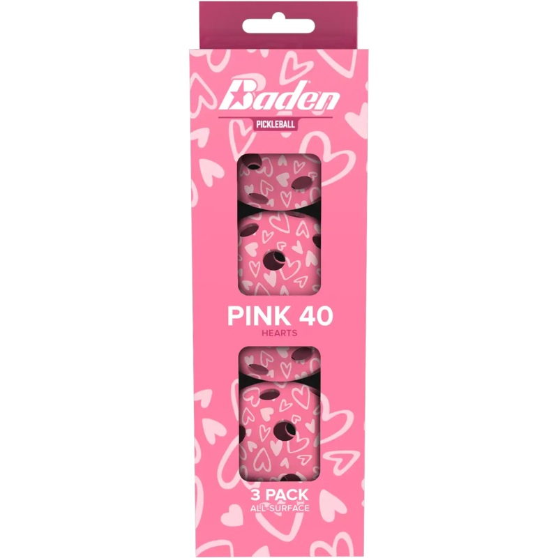 Dink Pink 40 Pickleball 3-Pack