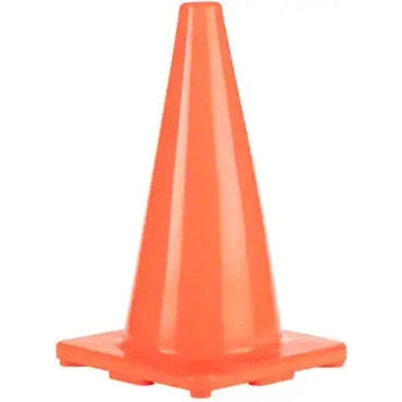 Champion Sports 18H CONE 18H High-Visibility Flexible Vinyl Cone – Ea