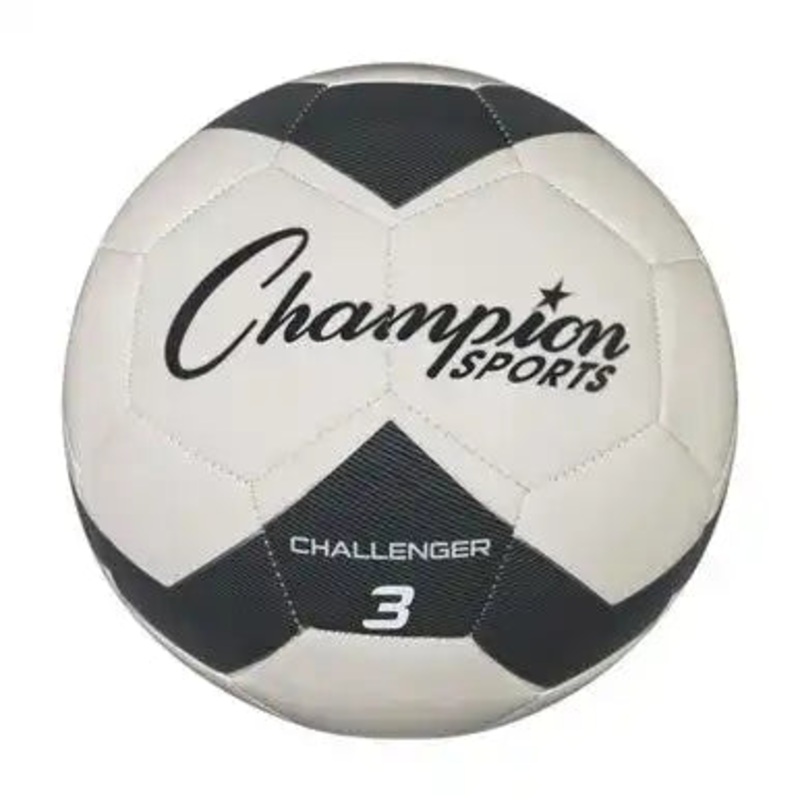 Champion Sports CH3 Challenger Soccer Ball Size 3 – Ea