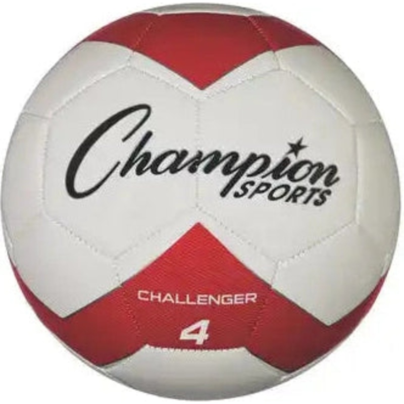 Champion Sports CH4 Challenger Soccer Ball Size 4 – Ea