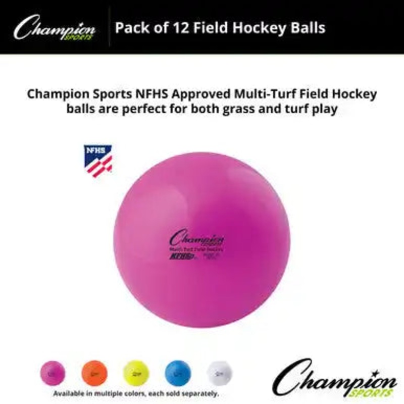 Champion Sports FHB1 Field Hockey Balls – Doz