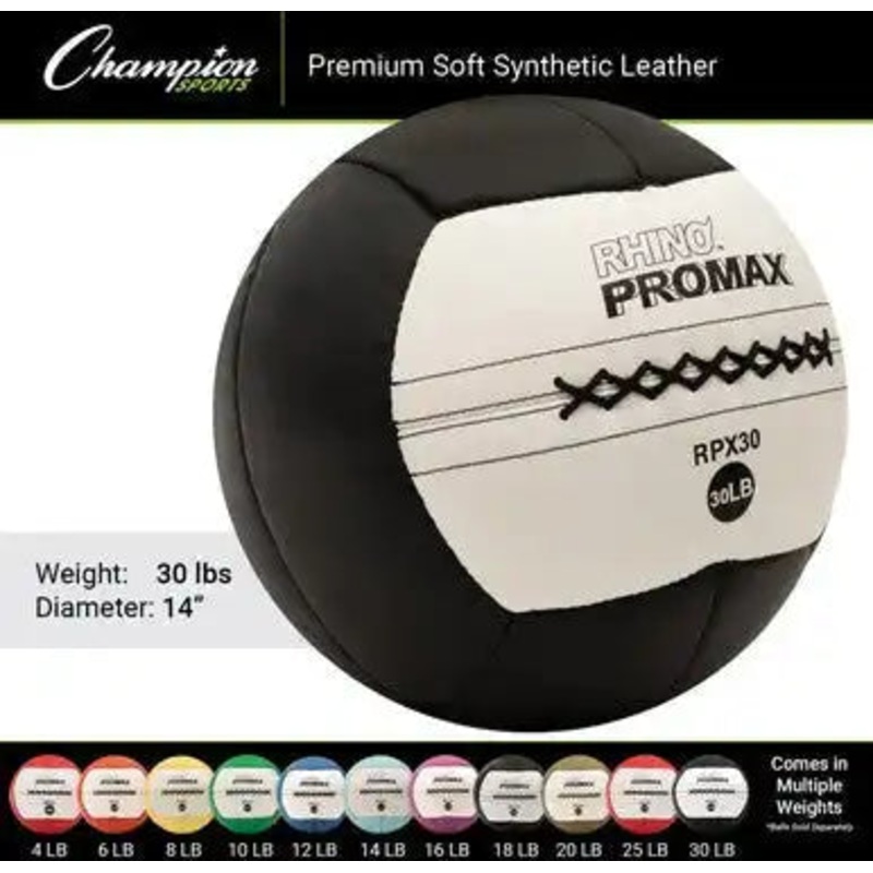 Champion Sports RPX Rhino Promax Medicine Ball – Ea