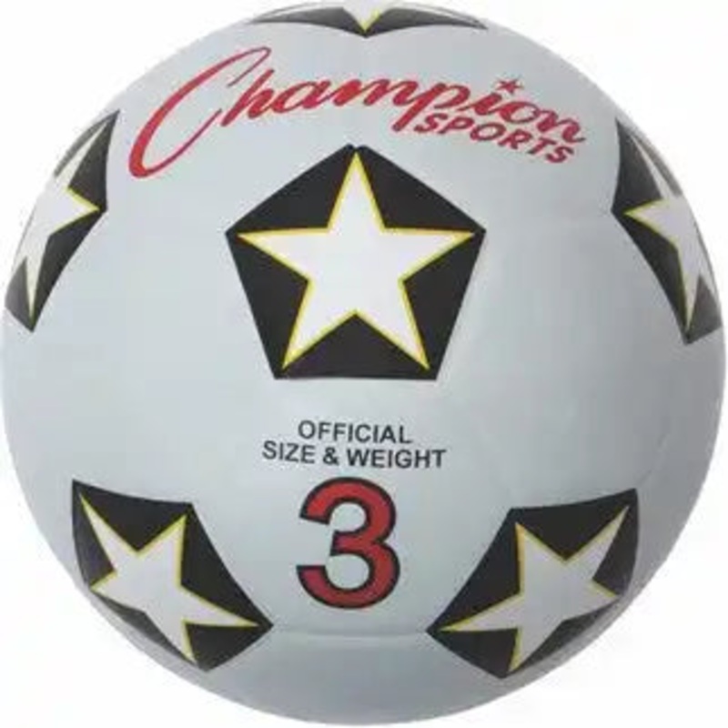 Champion Sports SRB Rubber Cover Soccer Ball – Ea
