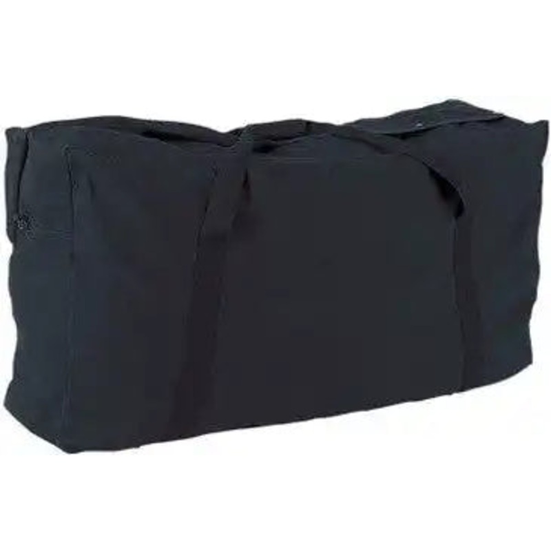 Champion Sports ZIPPERED CANVAS DUFFEL Zippered Canvas Duffel Bag Black – Ea
