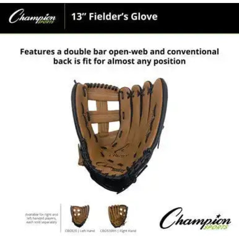 Champion Sports CBG920 Cbg920 13 Synthetic Leather Fielder’s Glove – Ea