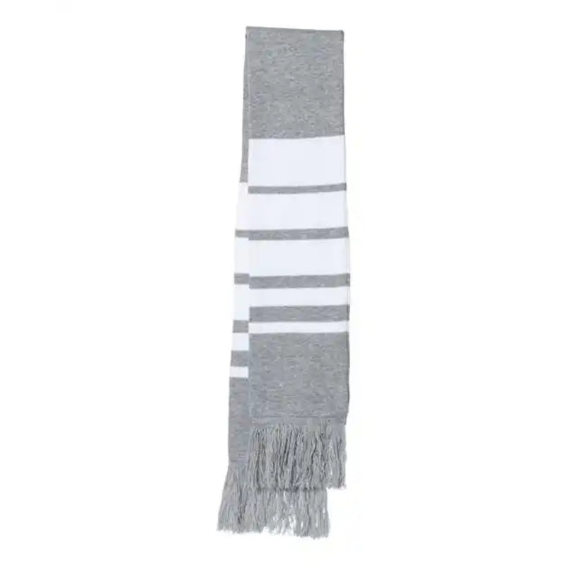 Sportsman SP07 Soccer Scarf – Heather Grey White
