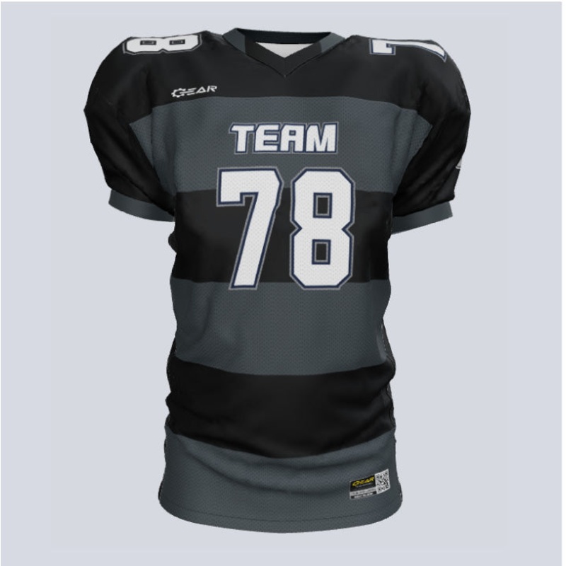 Custom Stripes Loose-Fit Football Jersey